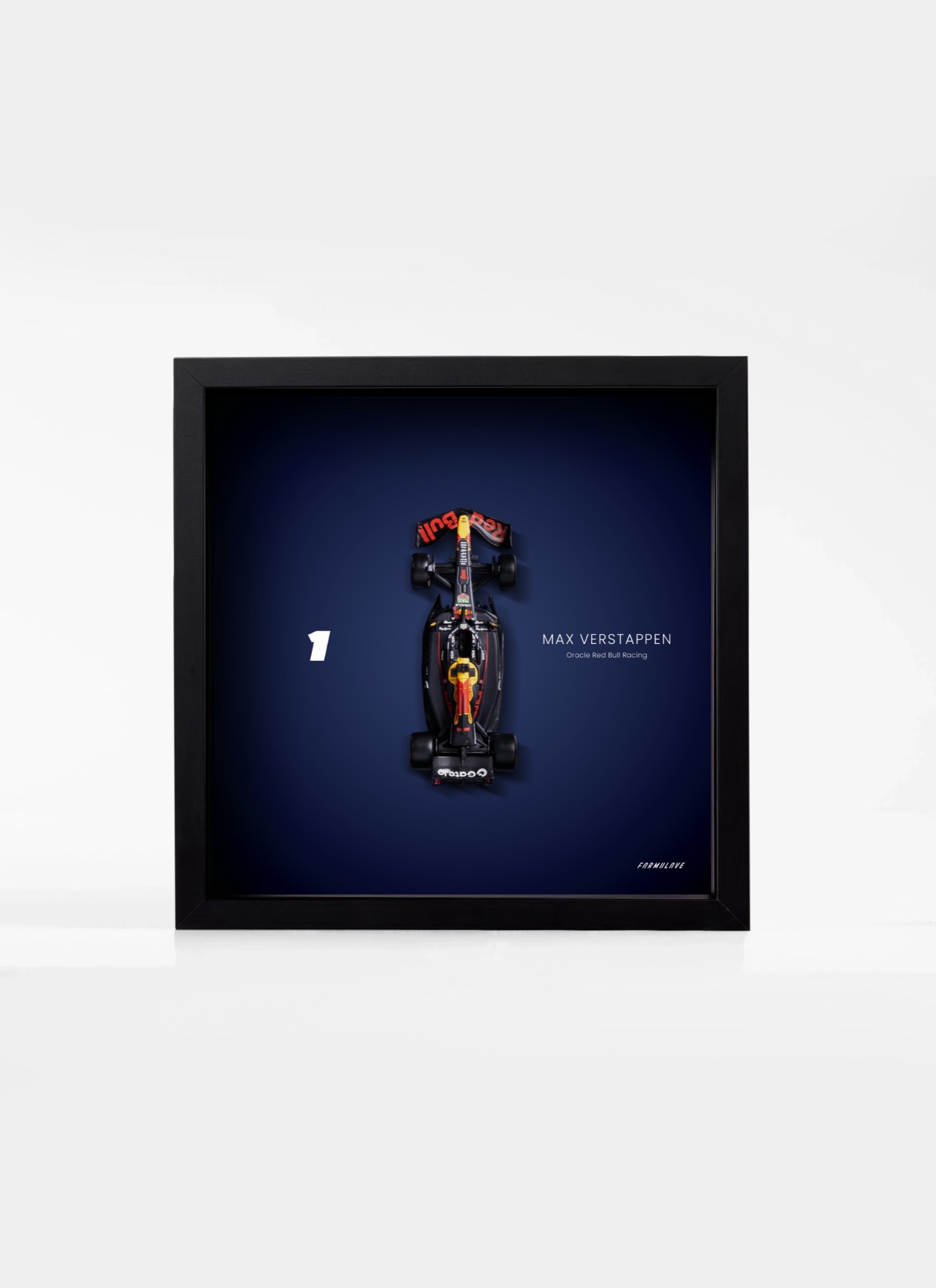 Max Verstappen Premium obraz s číslom 1 a modelom RB21