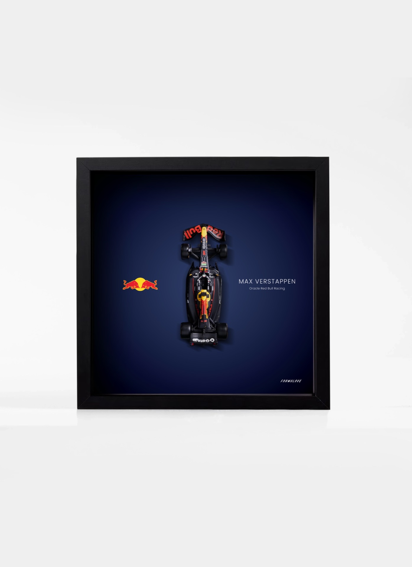 Max Verstappen Premium obraz s logom tímu a modelom RB21